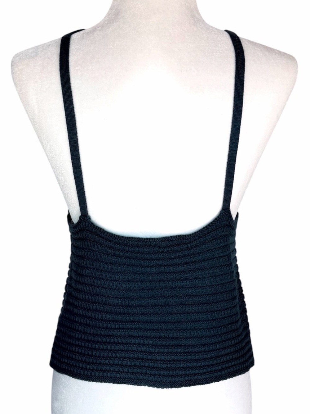 And Now This Teal Blue Green Cropped Cardigan and Cami Tank Sweater Set, Large - Picture 3 of 9